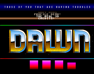 Screenshot of Dawn of ACU Mega Demo II