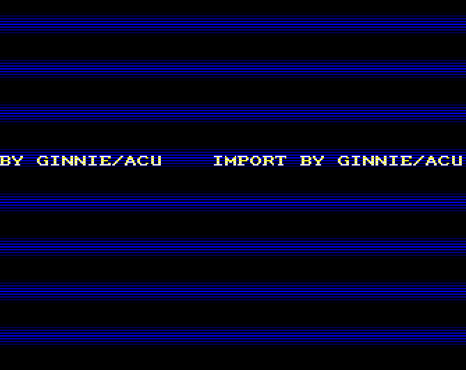 Import by Ginnie