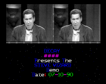 Screenshot of Steve Vizard Demo