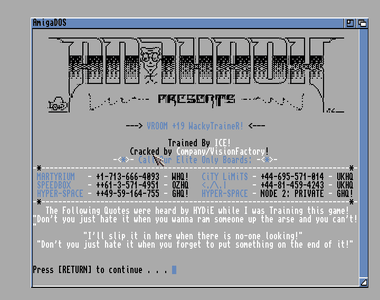 Screenshot of Vroom +19