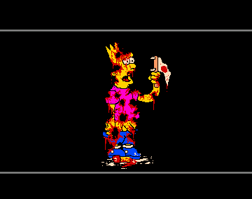 Screenshot of The Simpsons Mini Mega Demo