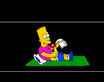 Screenshot of The Simpsons Mini Mega Demo