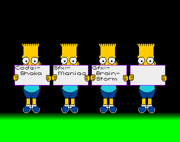 Screenshot of The Simpsons Mini Mega Demo