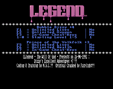 Dizzy's Excellent Adventures +7