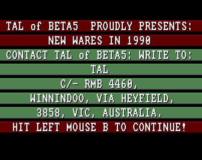 Run TAL Demo Compilation 06 in emulator