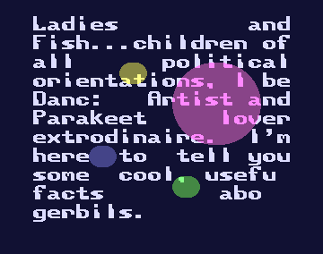 Screenshot of Fishy Intro