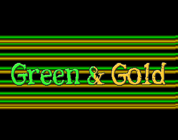 Screenshot of Green & Gold