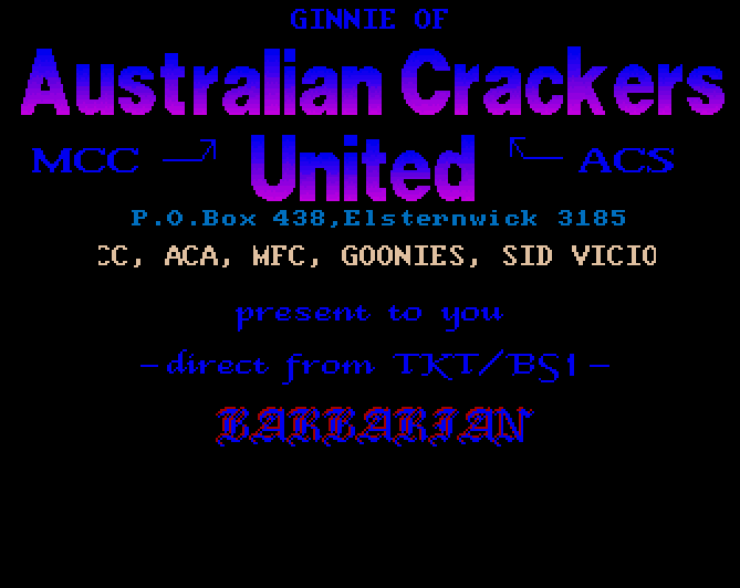 Barbarian Import Intro