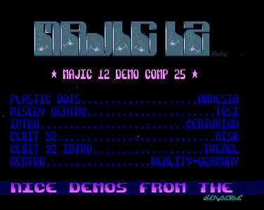 Run Majic 12 Demo Comp 25 in emulator