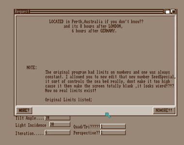 Screenshot of Fractal Land V1.1