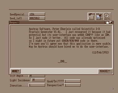 Screenshot of Fractal Land V1.1