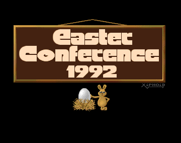 Screenshot of Australia Easter Conference Invitation