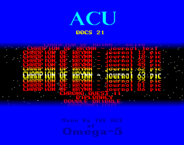 Documentation Disk 21