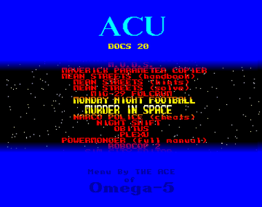 Documentation Disk 20