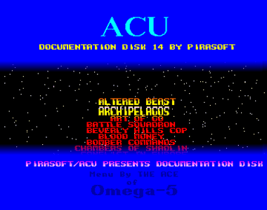 Documentation Disk 14